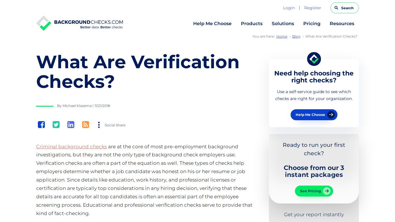 What Are Verification Checks? - background checks