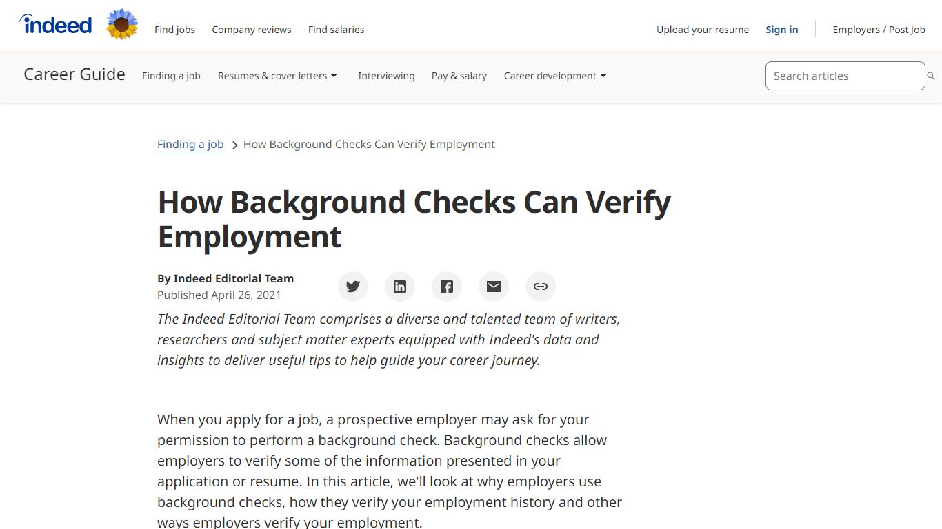 How Background Checks Can Verify Employment | Indeed.com