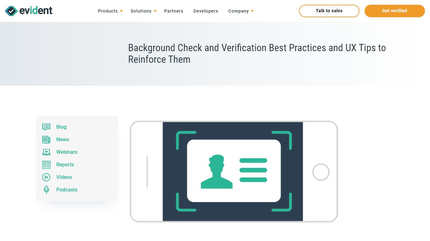 Background Check & Verification Best Practices | Evident